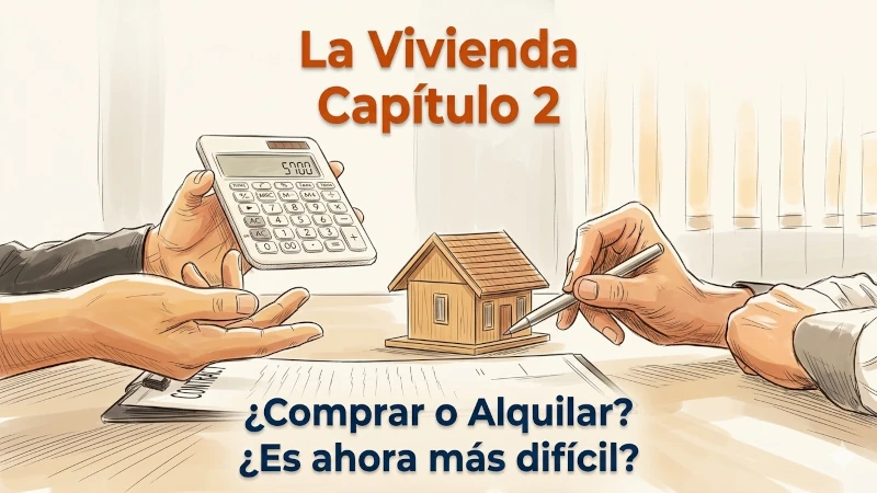 Lee más sobre el artículo La Vivienda. Capítulo 2: ¿Qué es mejor, comprar o alquilar una vivienda? ¿Es ahora más difícil?