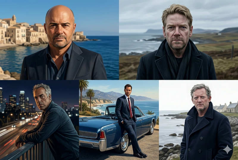 Lee más sobre el artículo Cinco series de libros y de TV que no defraudan : Montalbano, Kurt Wallander, Harry Bosch, Michael Haller y Shetland.